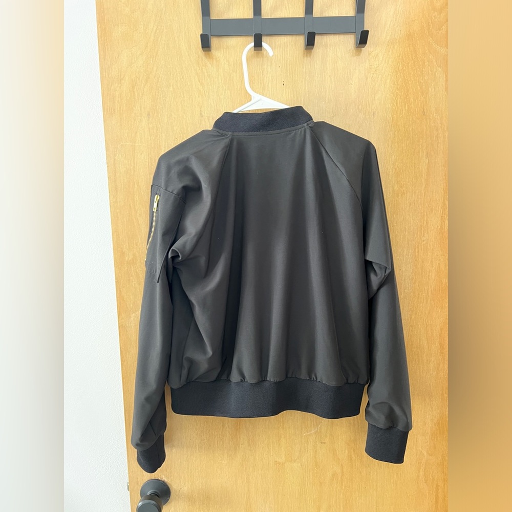 Albion Fit Black Bomber Jacket - Picture 2 of 4